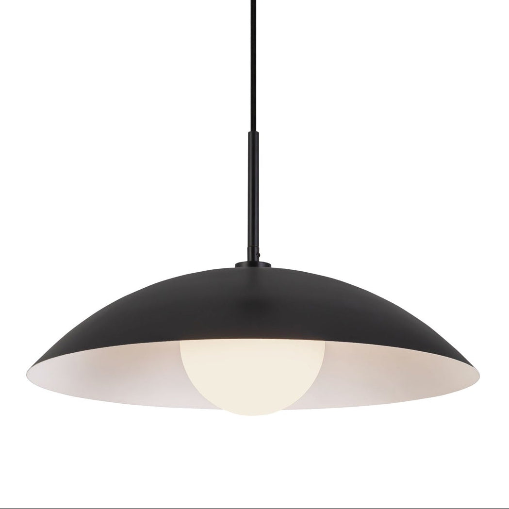 Lenora Metal Pendant 19", Black