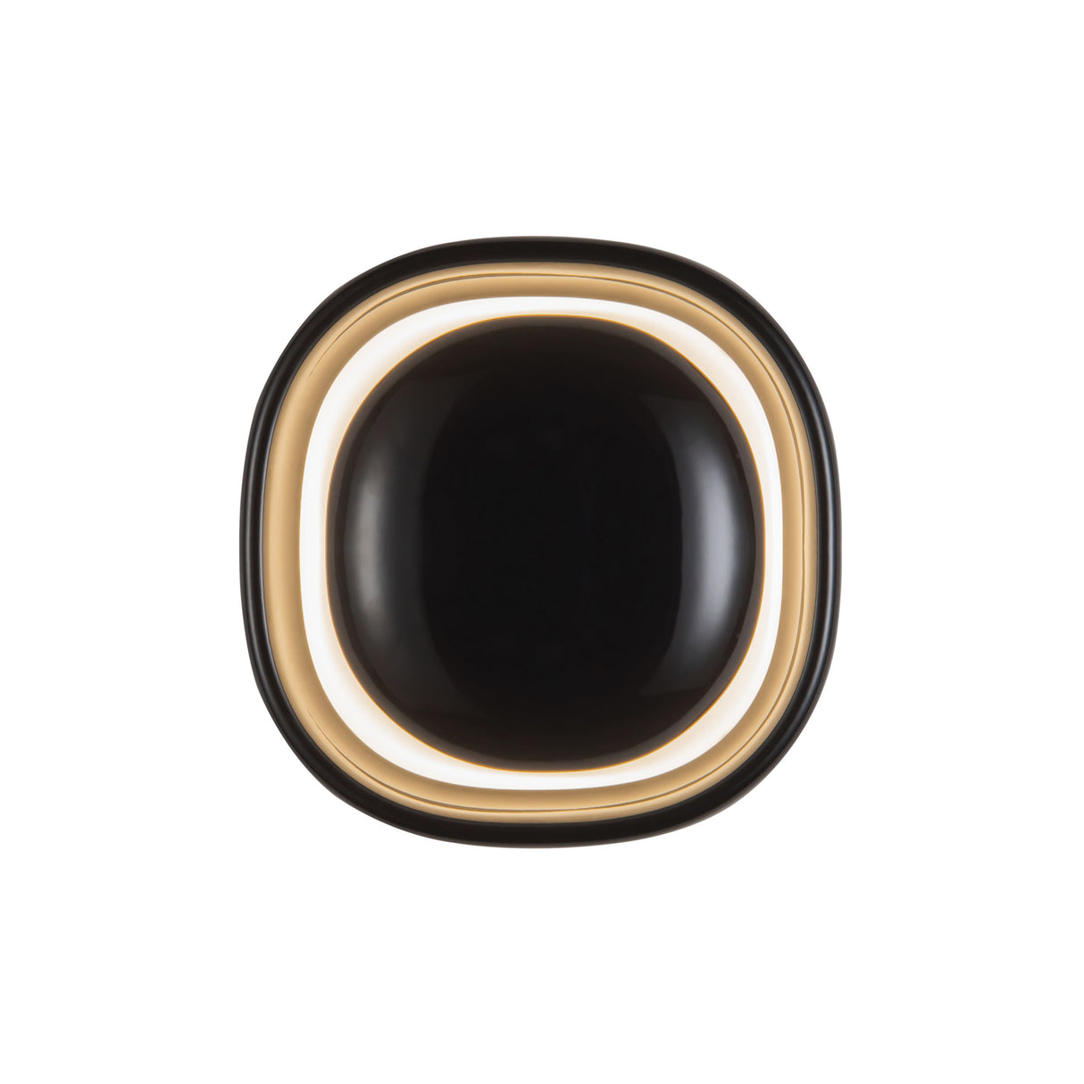 Carina LED Wall Sconce 8", Glossy Black