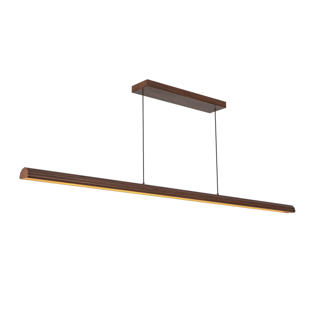 Jacob Linear LED Pendant 60", Walnut
