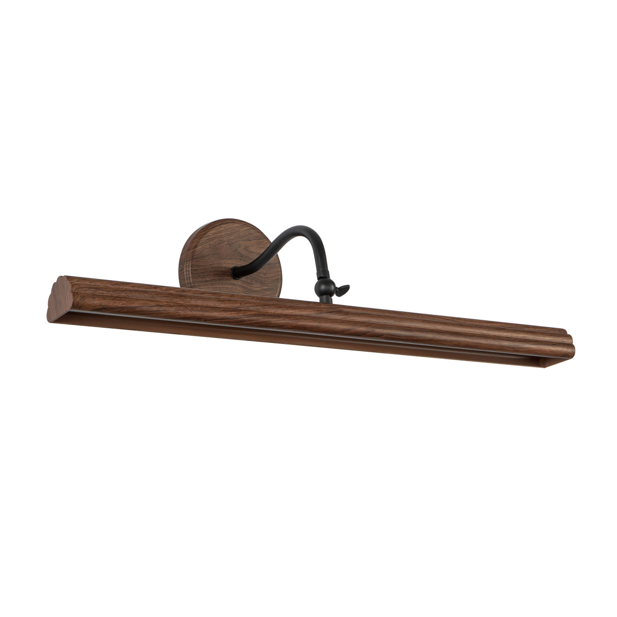 Jacob LED Picture Light 24", Walnut