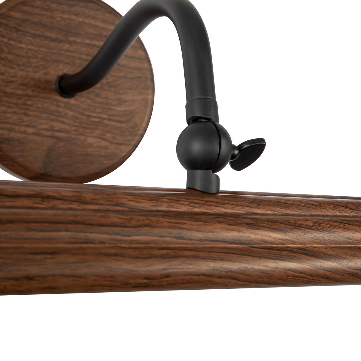 Jacob LED Picture Light 18", Walnut