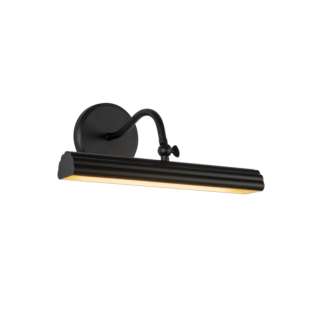 Jacob LED Picture Light 14", Matte Black