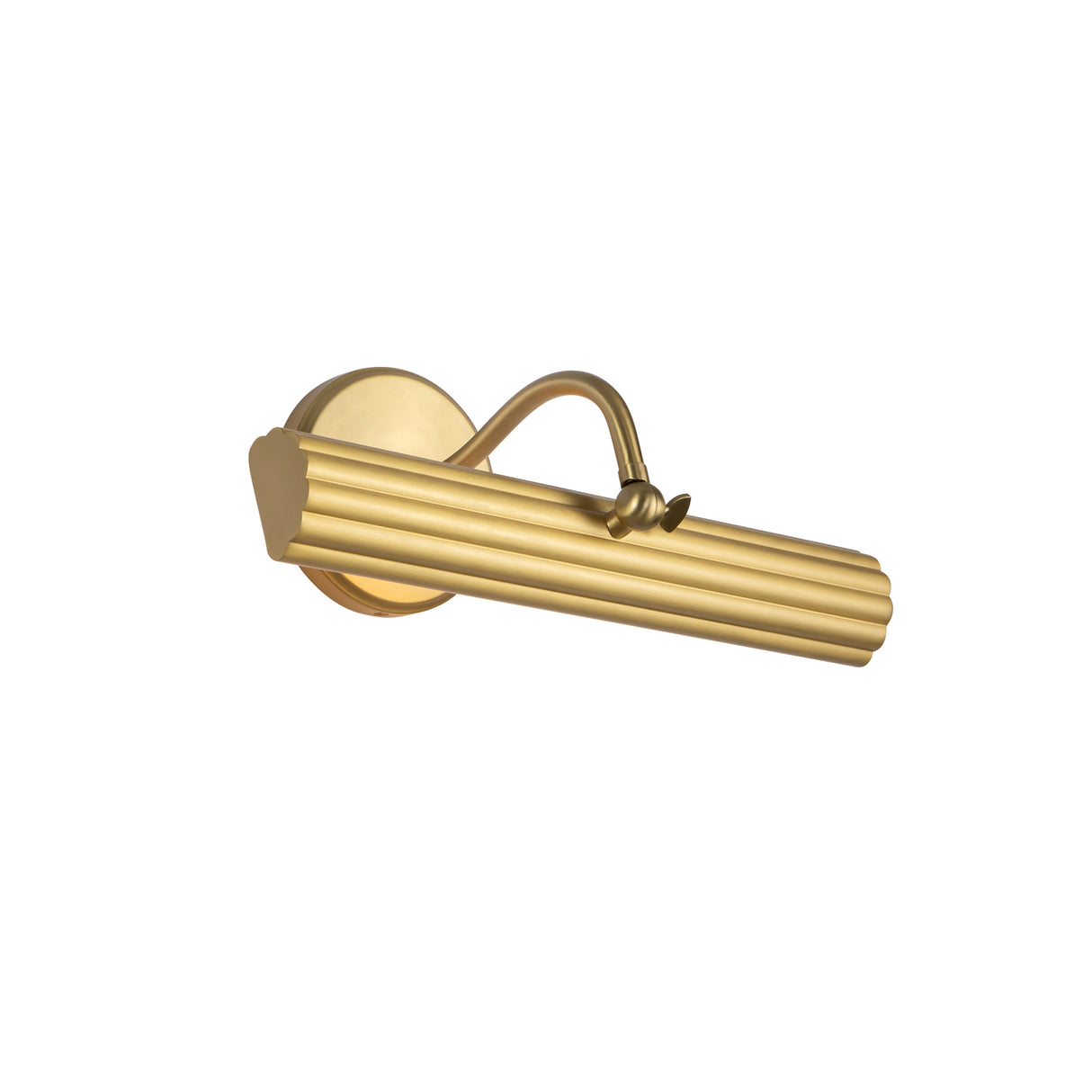 Jacob LED Picture Light 14", Brushed Brass