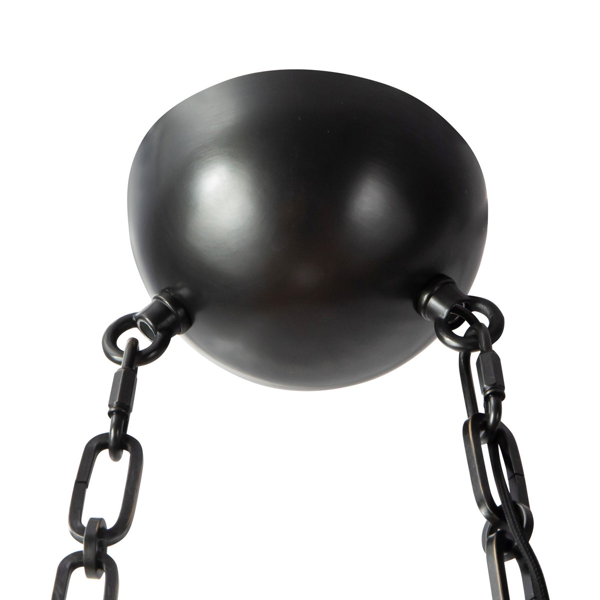 Cariselle LED Pendant 14", Urban Bronze and Cloud Glass