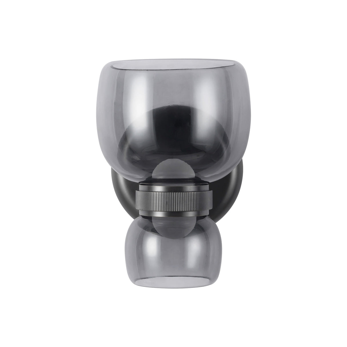 Brann LED Wall Sconce 8", Urban Bronze and Smoke Glass