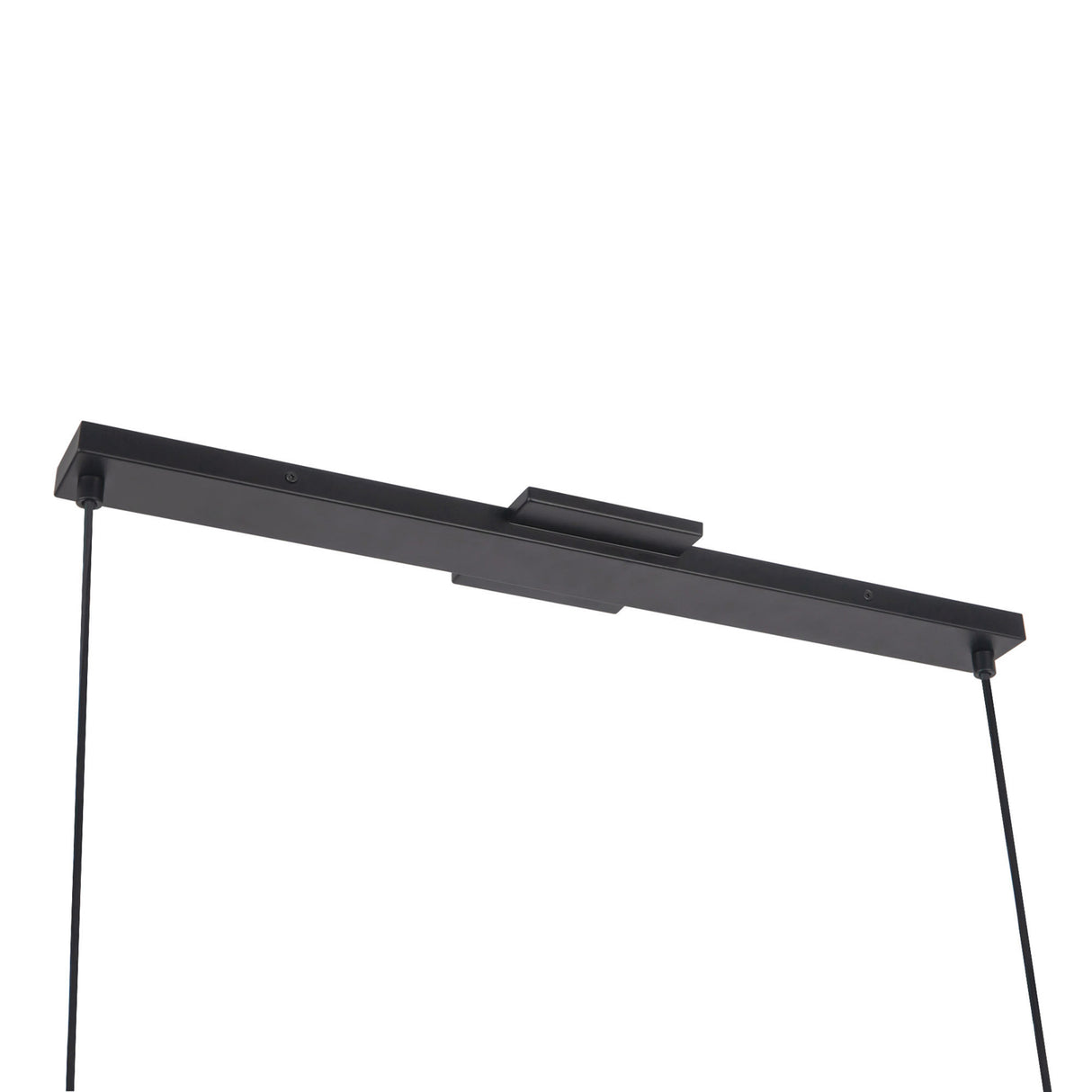 Sadira 7 Light Linear Pendant 42", Black