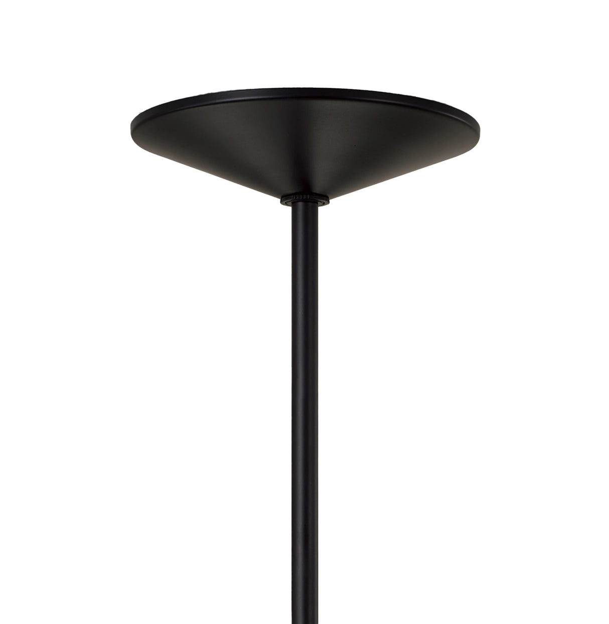 Avani Pendant Light 22", Matte Black and Opal Glass