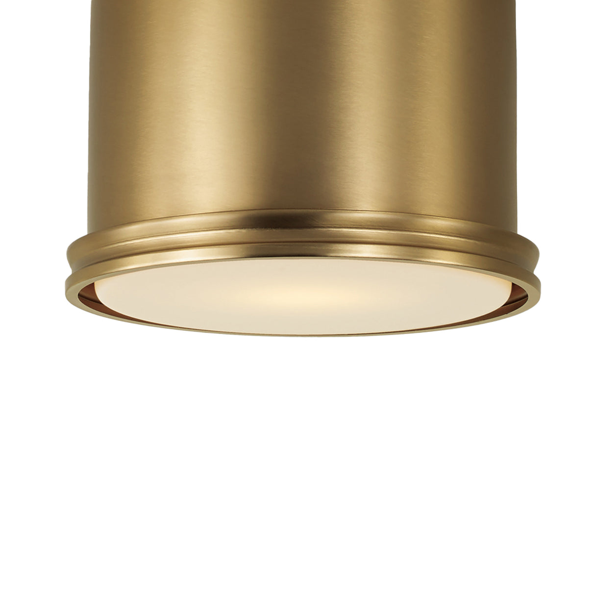 Darrow Small Flush Mount 9", Aged Brass