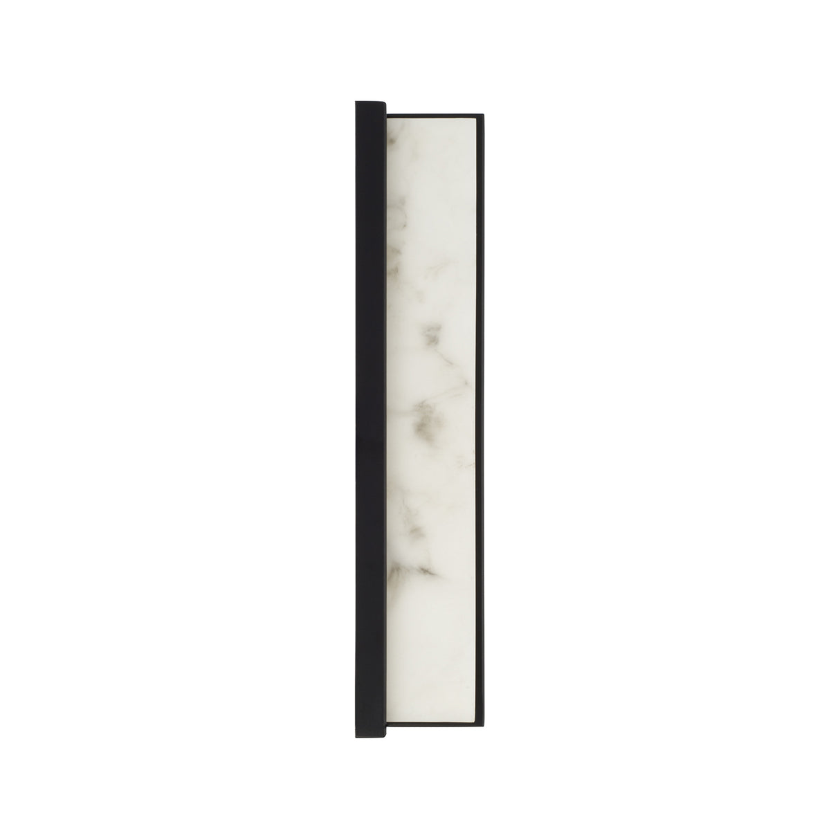 Azura LED Wall Sconce 16", Matte Black and Alabaster