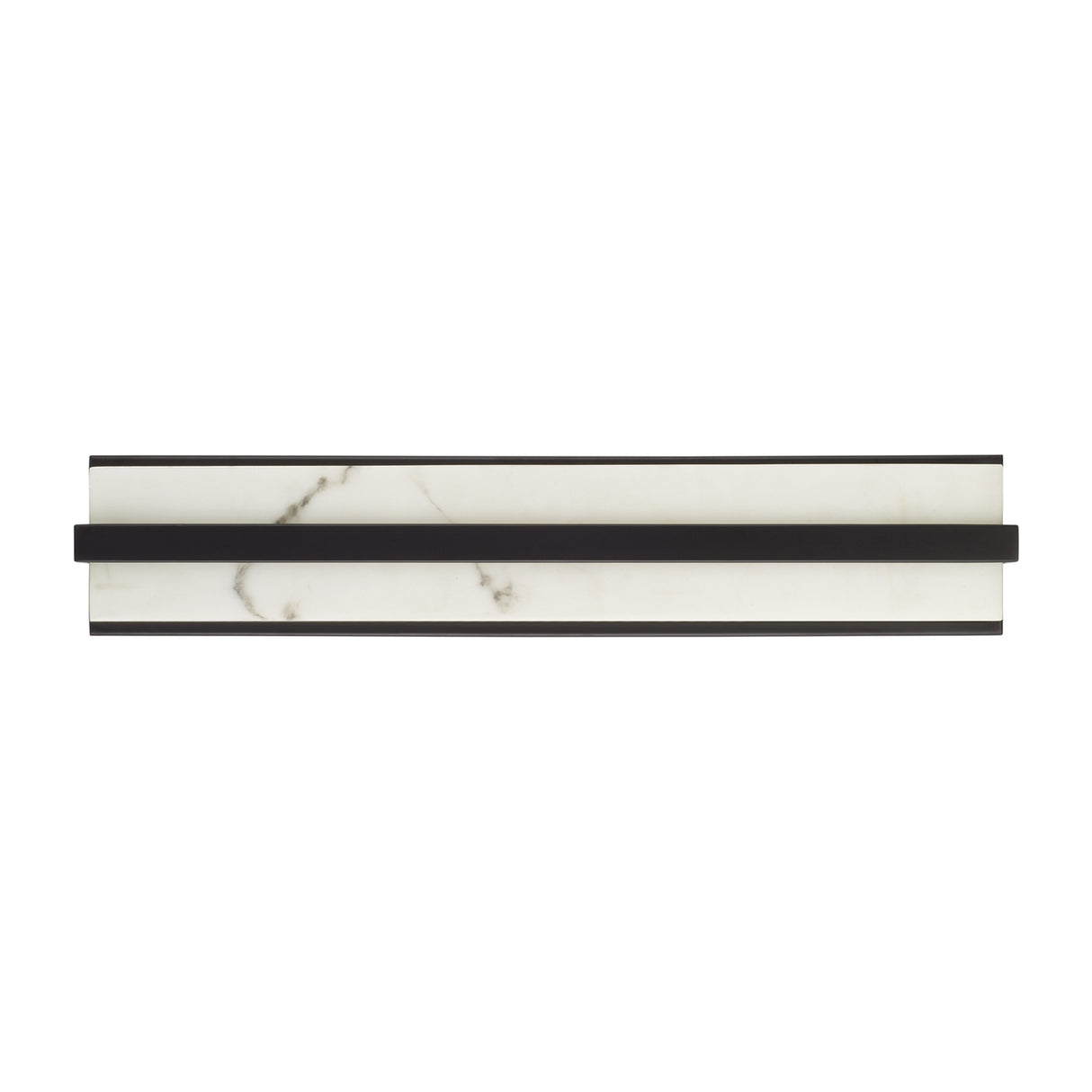 Azura LED Vanity 24", Matte Black and Alabaster