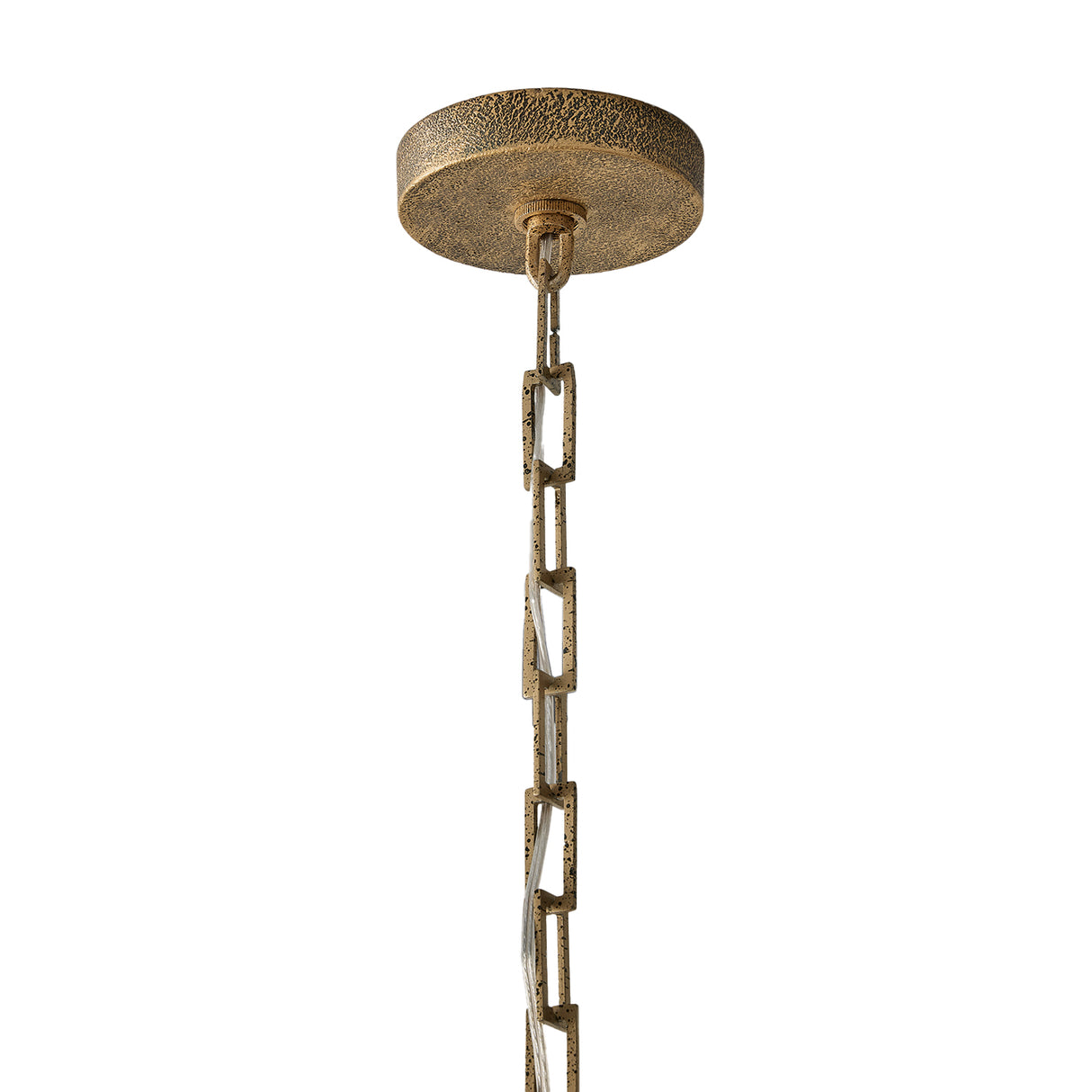 Myra Pendant 22", Artisan Brass