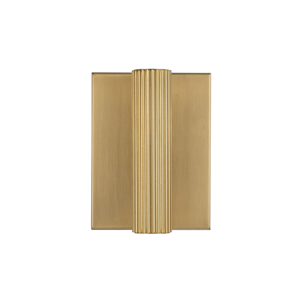 Simeon Small LED Wall Sconce 6", Aged Brass