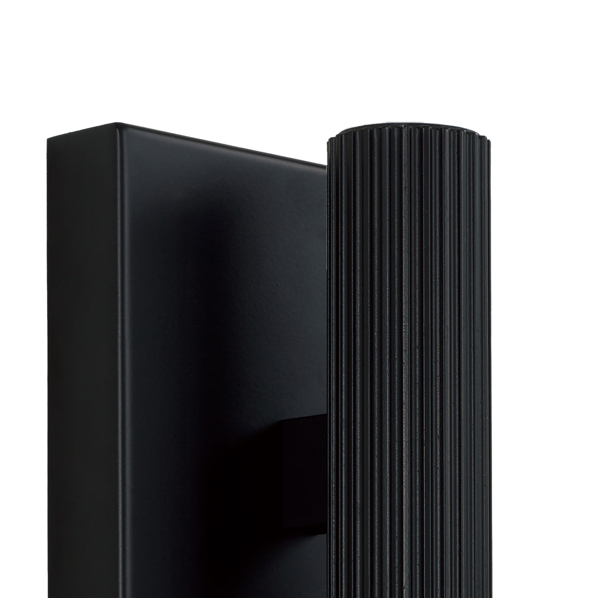 Simeon Small LED Wall Sconce 6", Matte Black