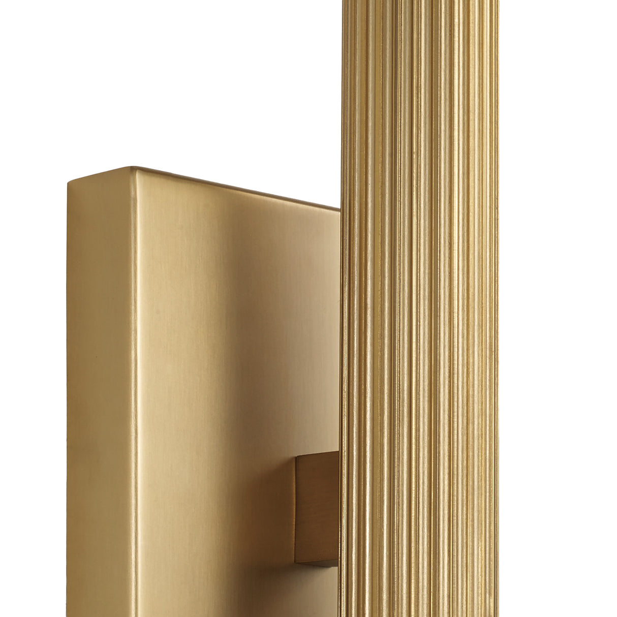 Simeon Medium LED Wall Sconce 12", Aged Brass