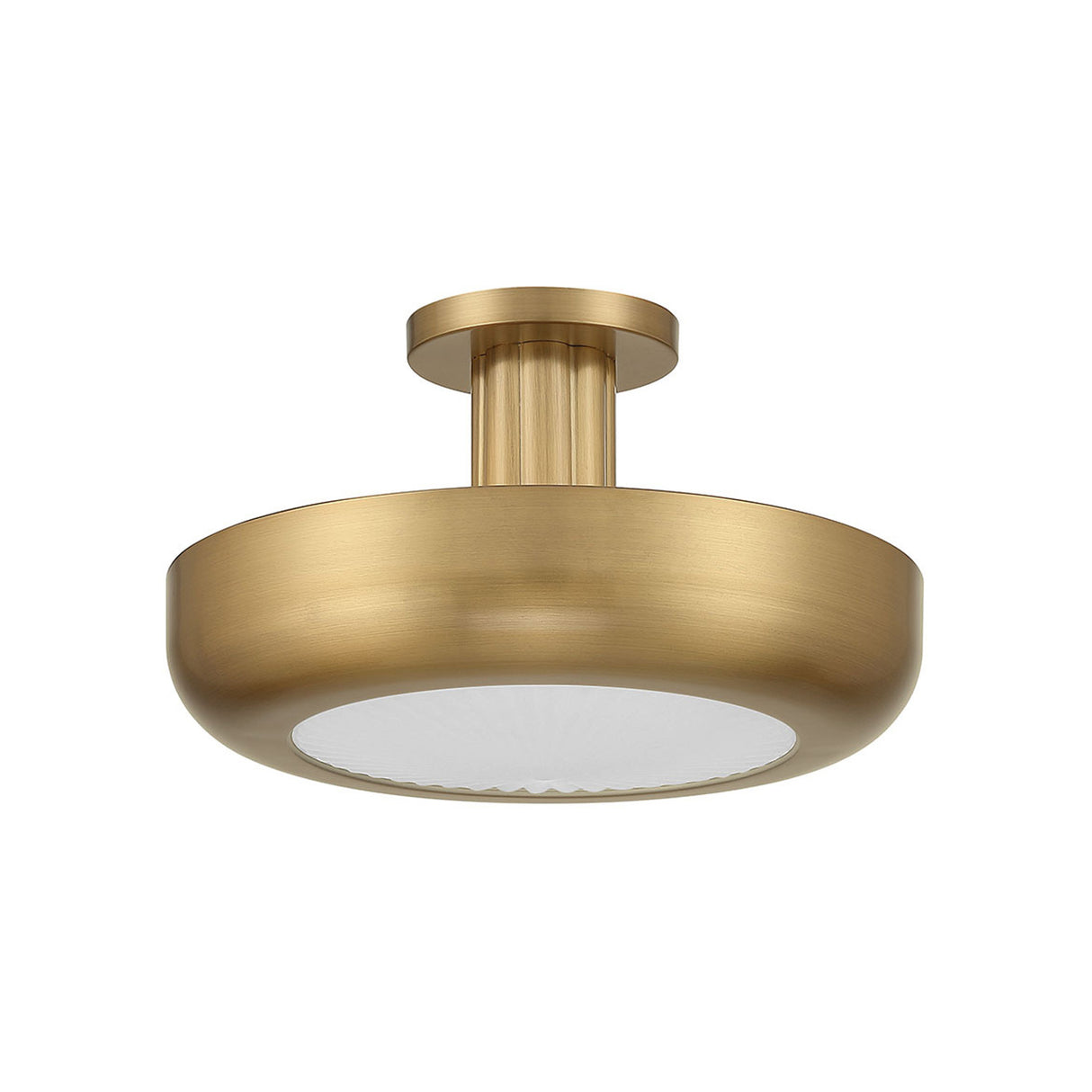 Imara Medium LED Semi-Flush 16", Antique Brass