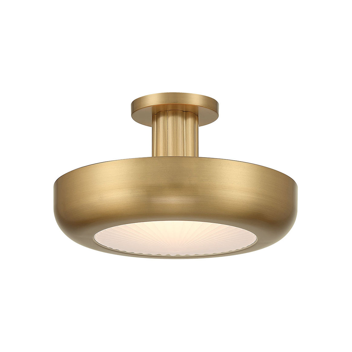 Imara Medium LED Semi-Flush 16", Antique Brass