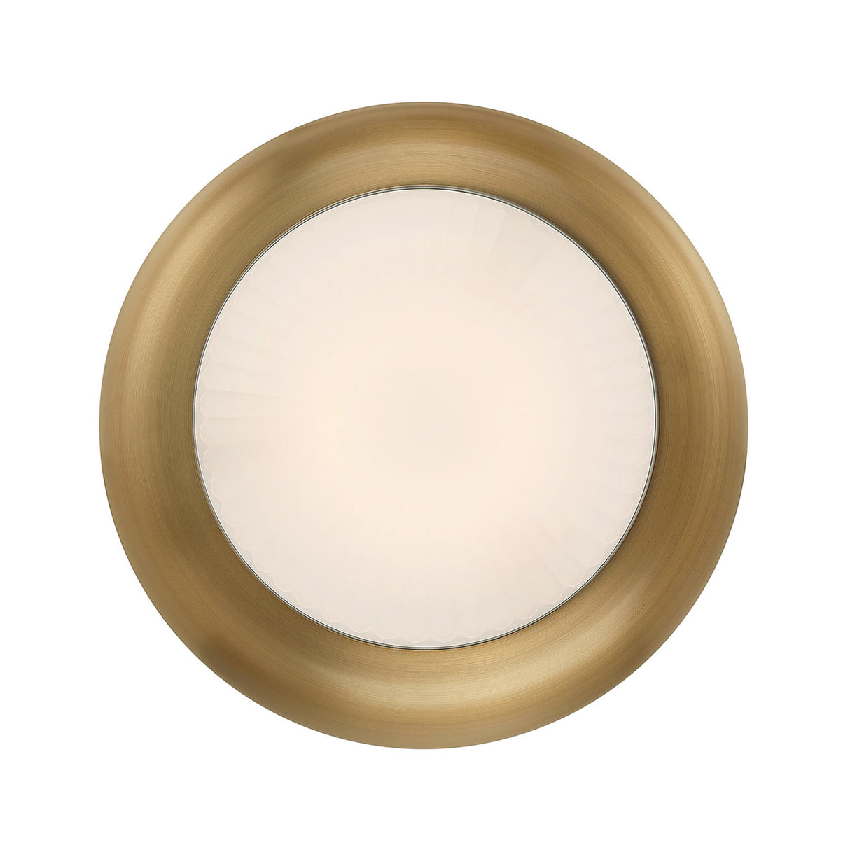 Imara Large LED Semi-Flush 22", Antique Brass