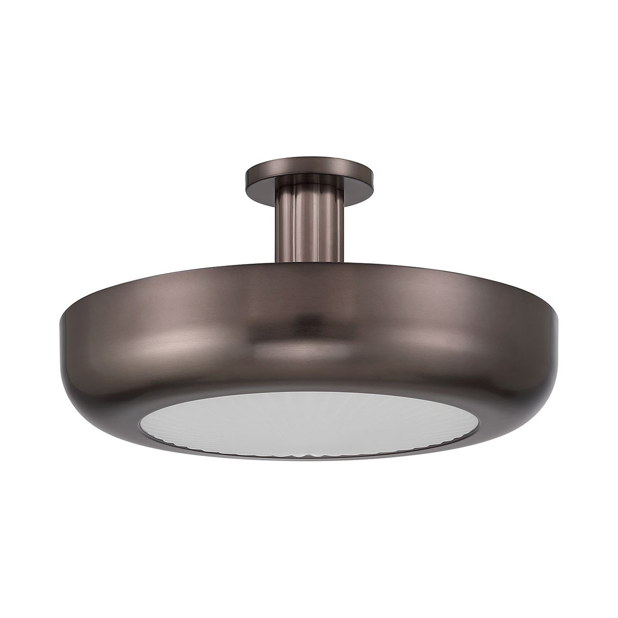 Imara Large LED Semi-Flush 22", Pewter Bronze