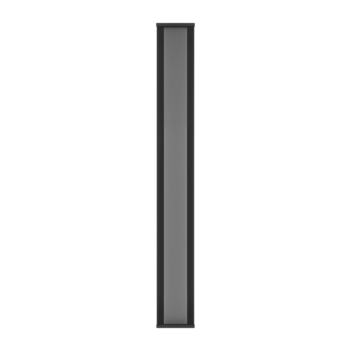 Siran Outdoor LED Wall Sconce, Extra Large 42", Matte Black and Smoke Glass