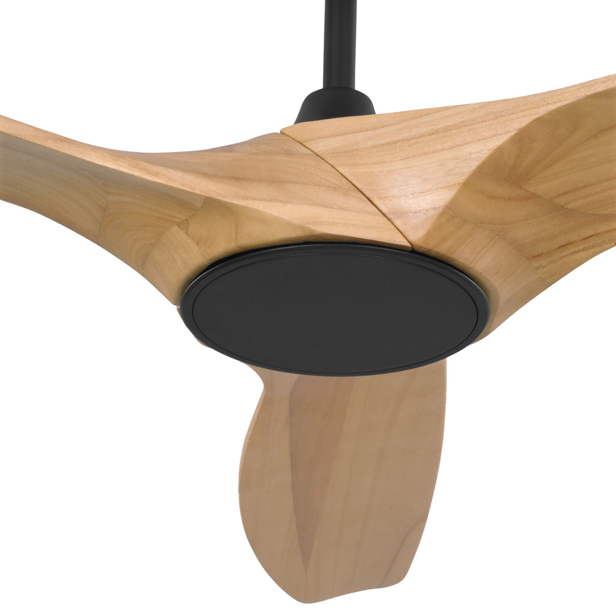 Osprey LED Smart Ceiling Fan 52", Natural Oak with Matte Black