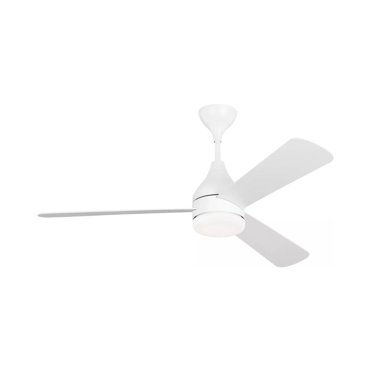 Serin LED Ceiling Fan 52", Matte White