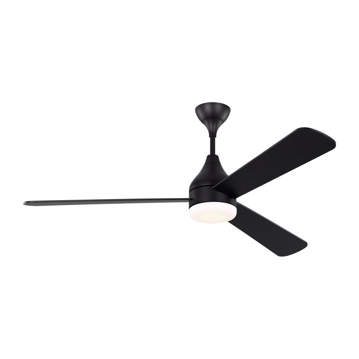 Serin LED Smart Ceiling Fan 60", Matte Black