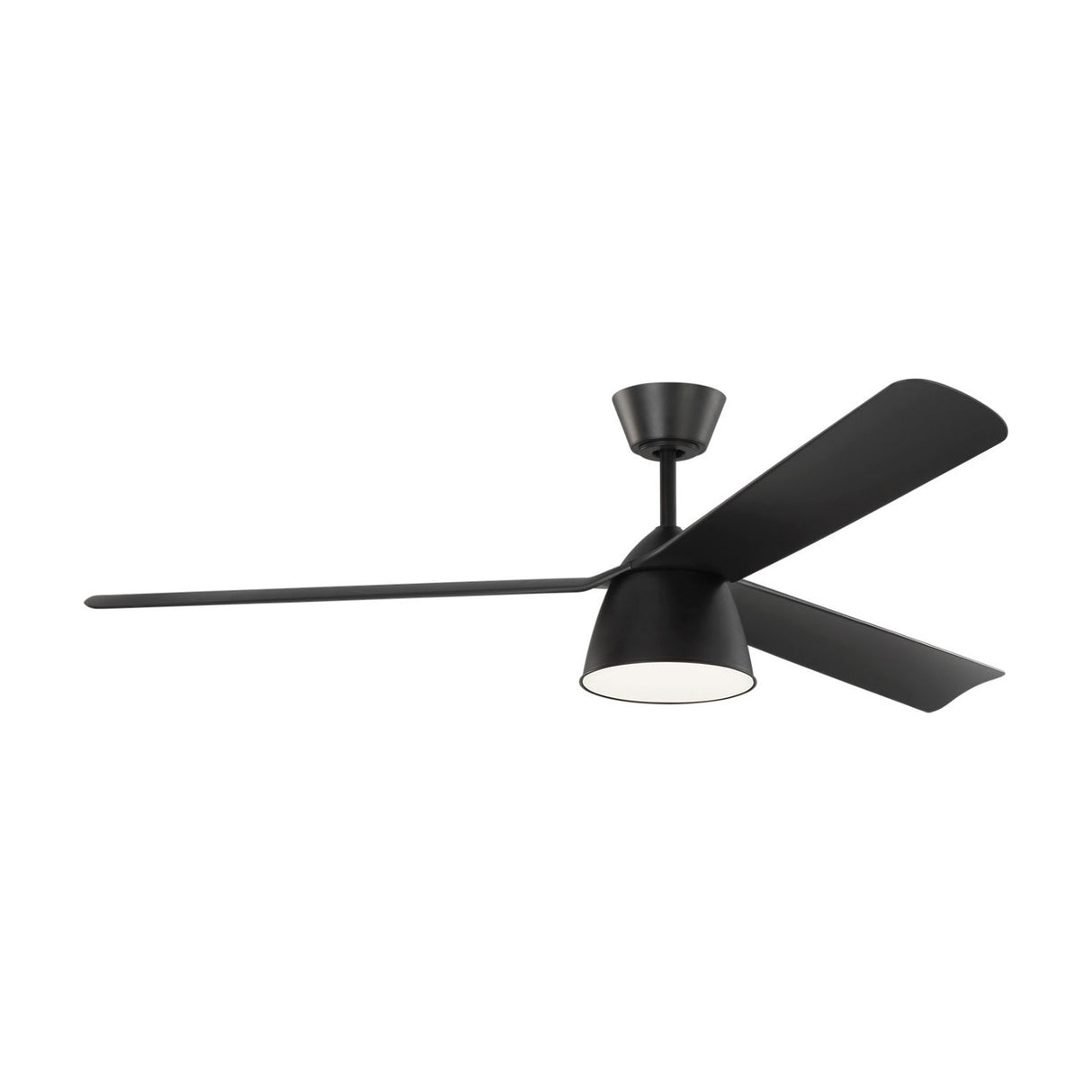 Linnet LED Smart Ceiling Fan 60", Matte Black