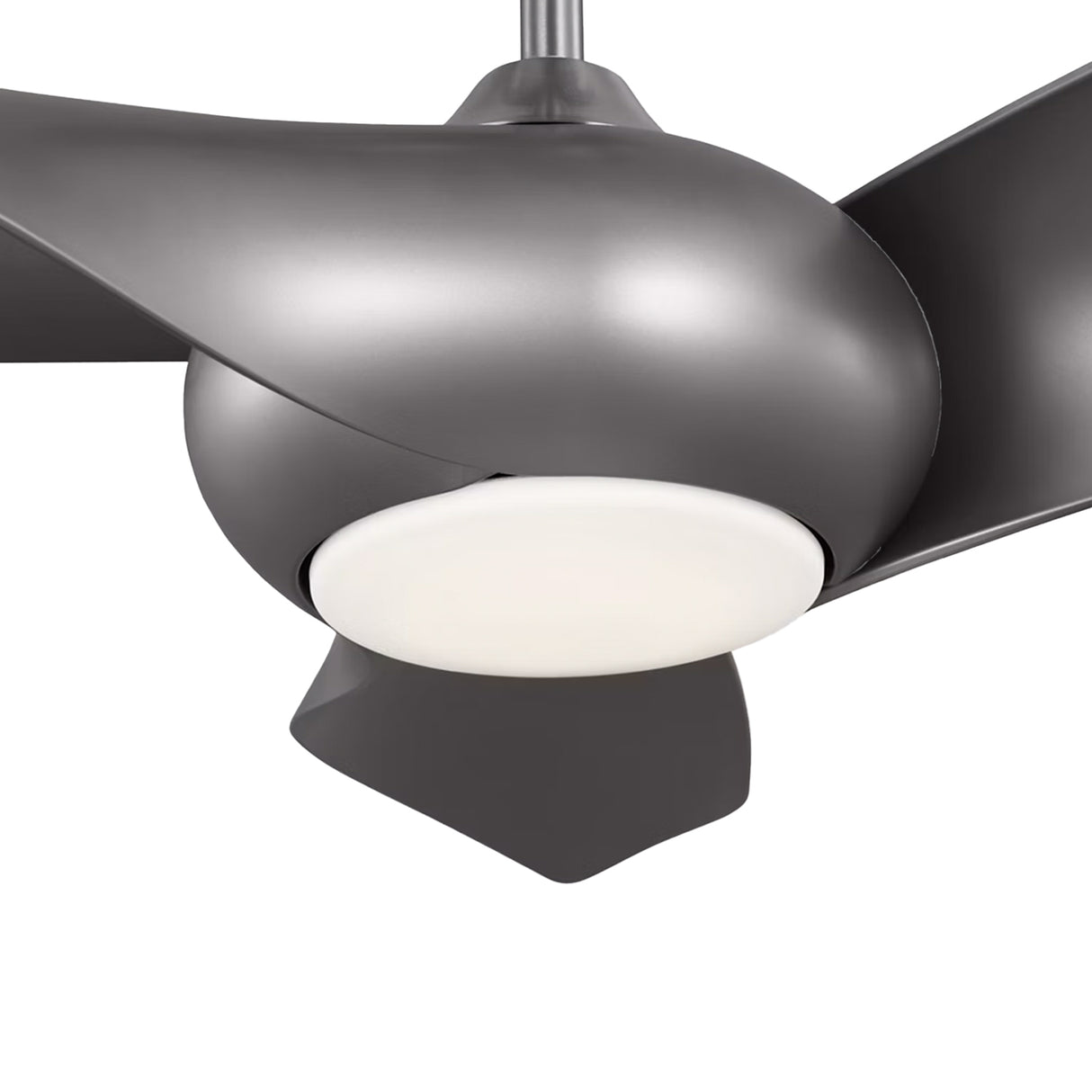 Krestel LED Smart Ceiling Fan 52", Brushed Steel