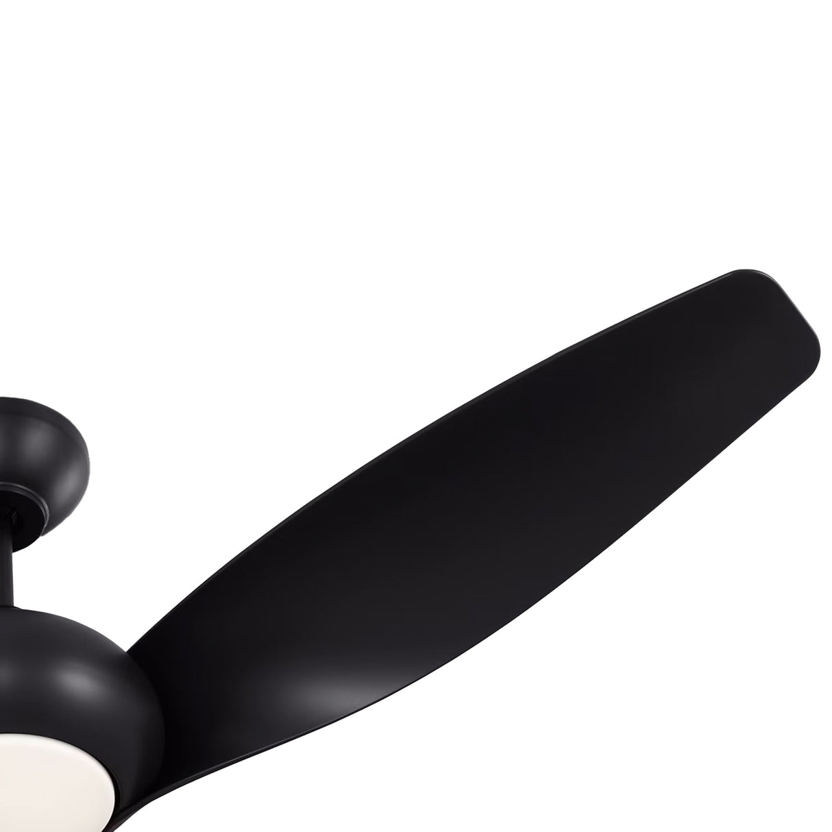 Krestel LED Smart Ceiling Fan 52", Matte Black