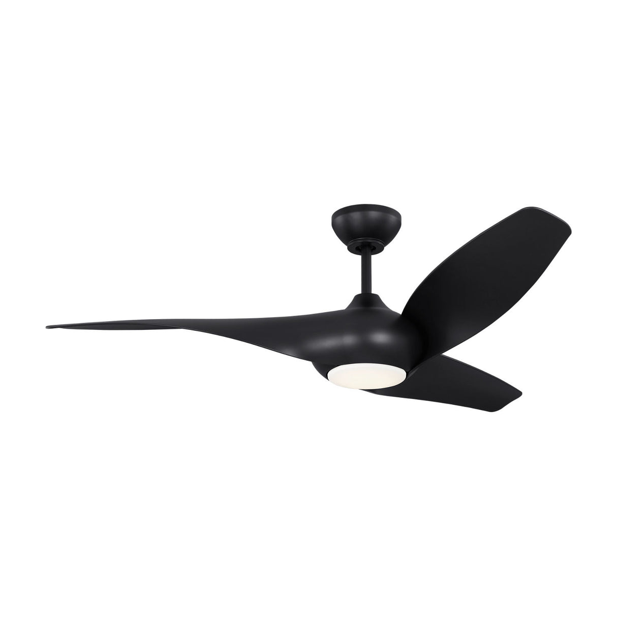 Krestel LED Smart Ceiling Fan 52", Matte Black