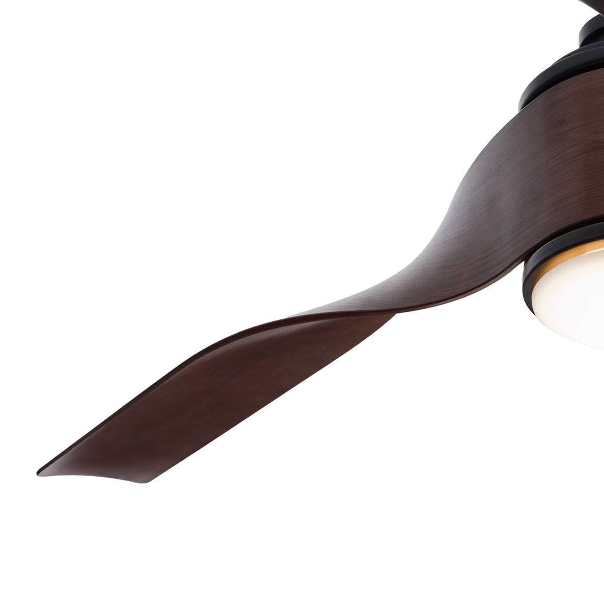 Merlin LED Smart Ceiling Fan 60", Walnut and Matte Black