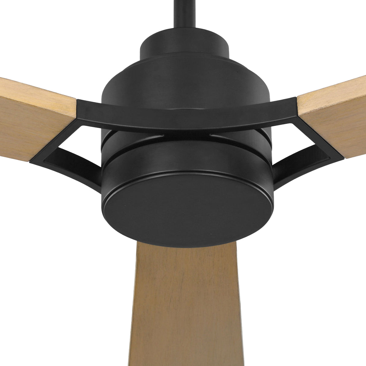 Mallard LED Ceiling Fan 60", Natural Oak and Matte Black