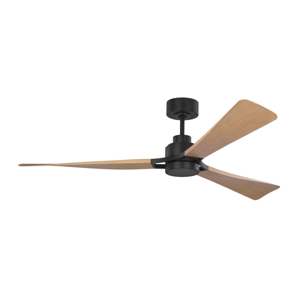 Mallard LED Ceiling Fan 60", Natural Oak and Matte Black