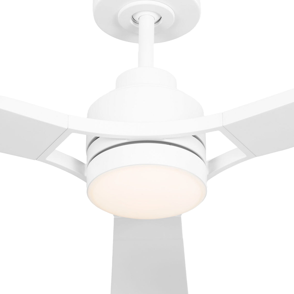 Mallard LED Smart Ceiling Fan 60", Matte White