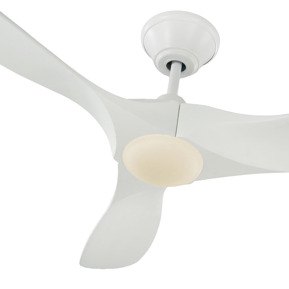 Egret LED Ceiling Fan 52", Matte White Oak