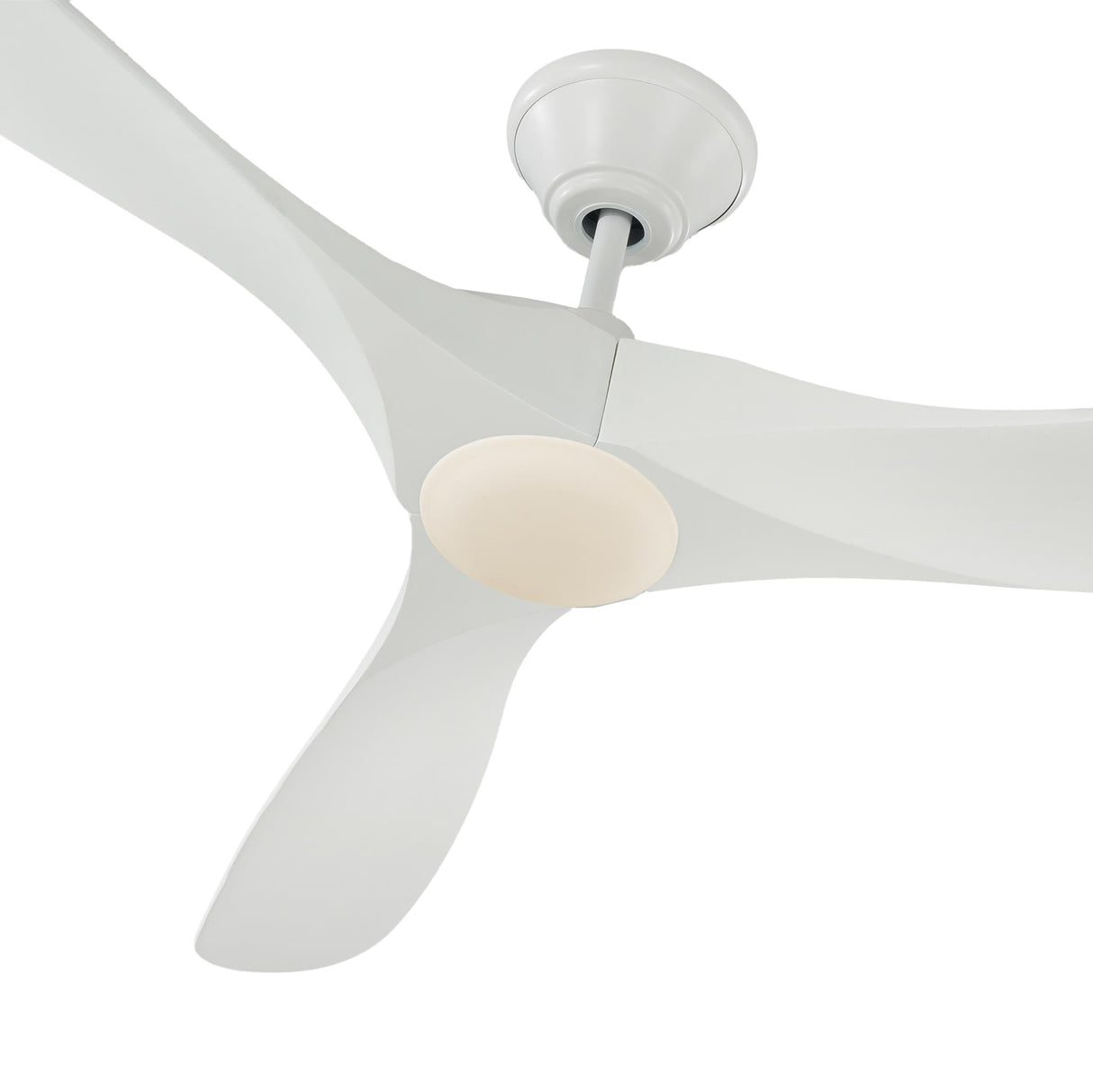 Egret LED Ceiling Fan 60", Matte White Oak