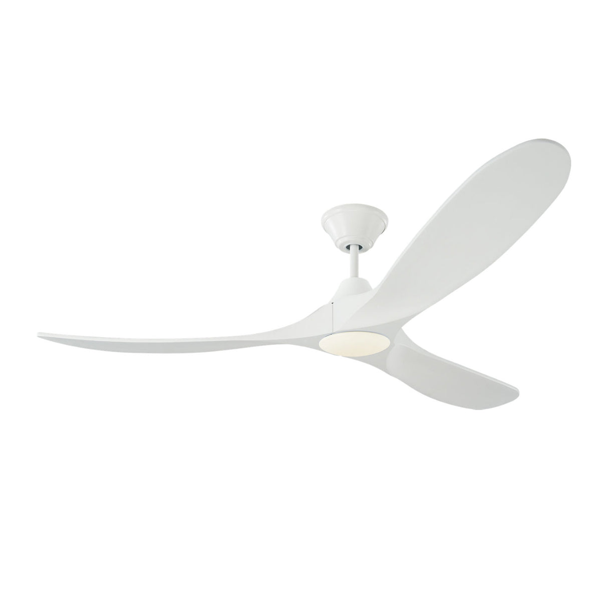 Egret LED Ceiling Fan 60", Matte White Oak