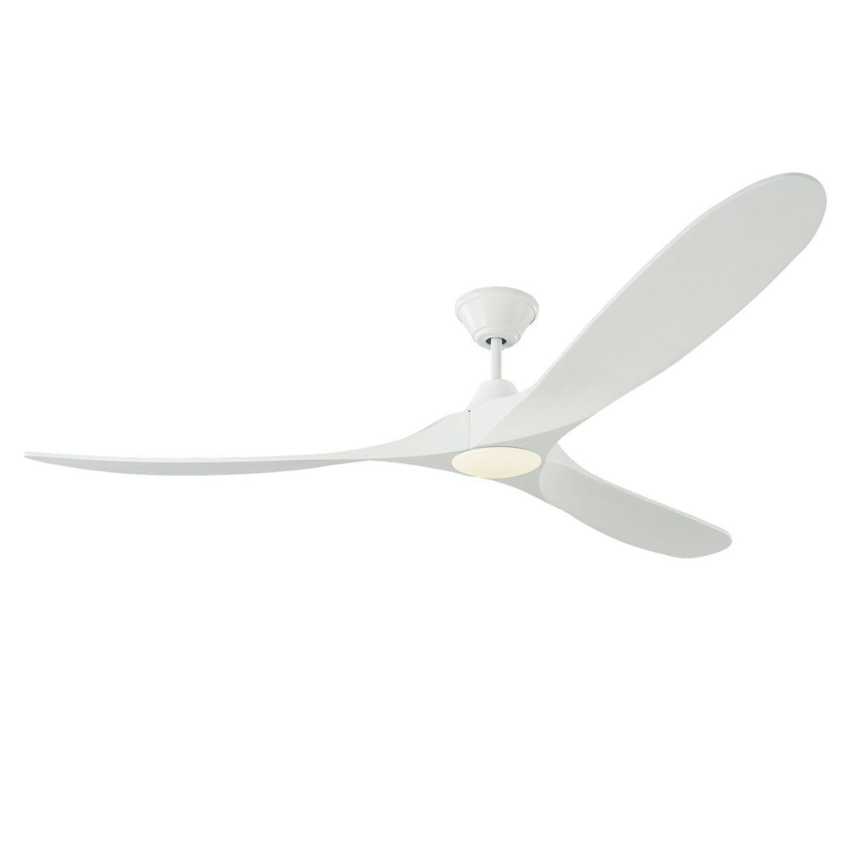 Egret LED Ceiling Fan 70", Matte White Oak