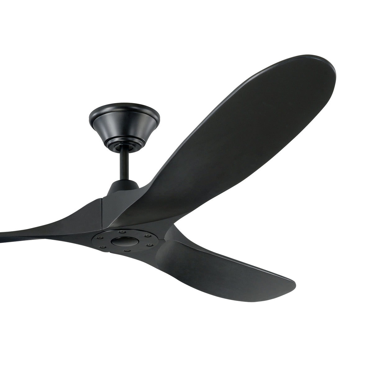 Egret Ceiling Fan 60", Matte Black Oak
