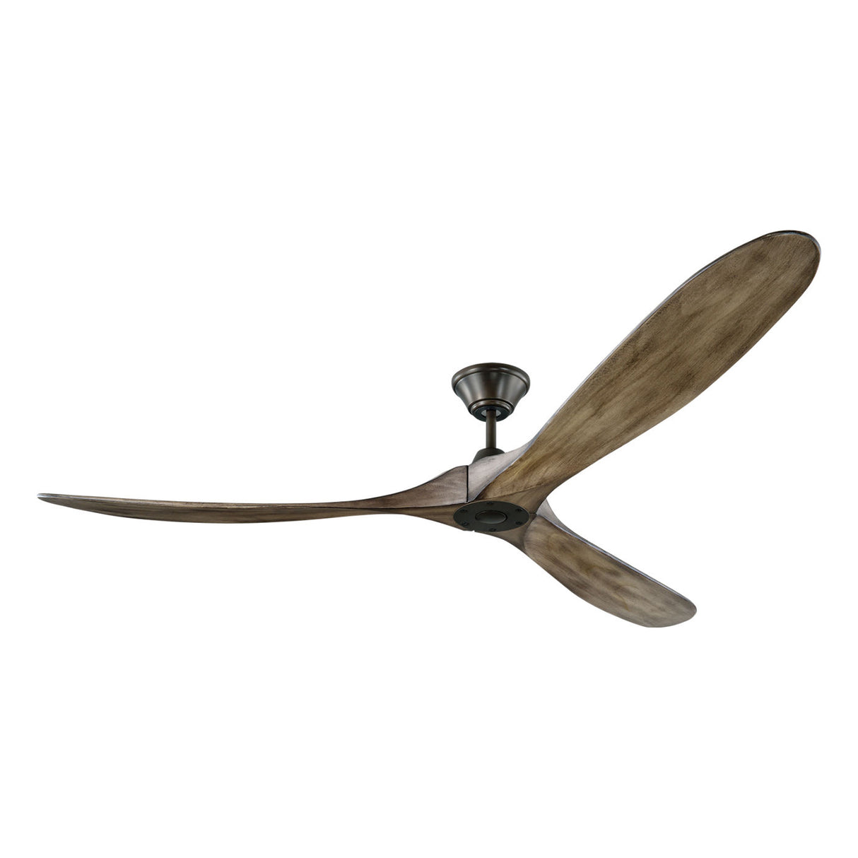 Egret Ceiling Fan 70", Gray Wash Oak and Aged Pewter