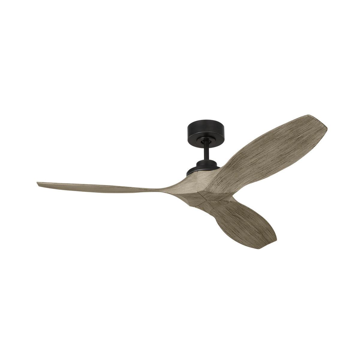 Heron Smart Ceiling Fan 52", Gray Wash Oak and Aged Pewter