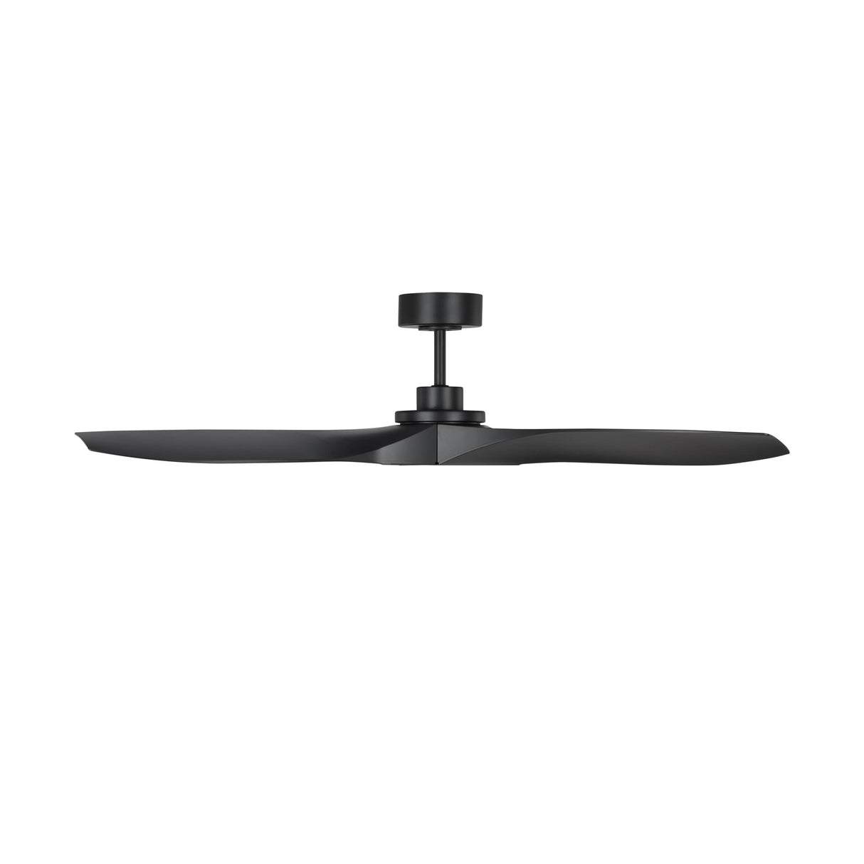 Heron Outdoor Smart Ceiling Fan 52", Matte Black