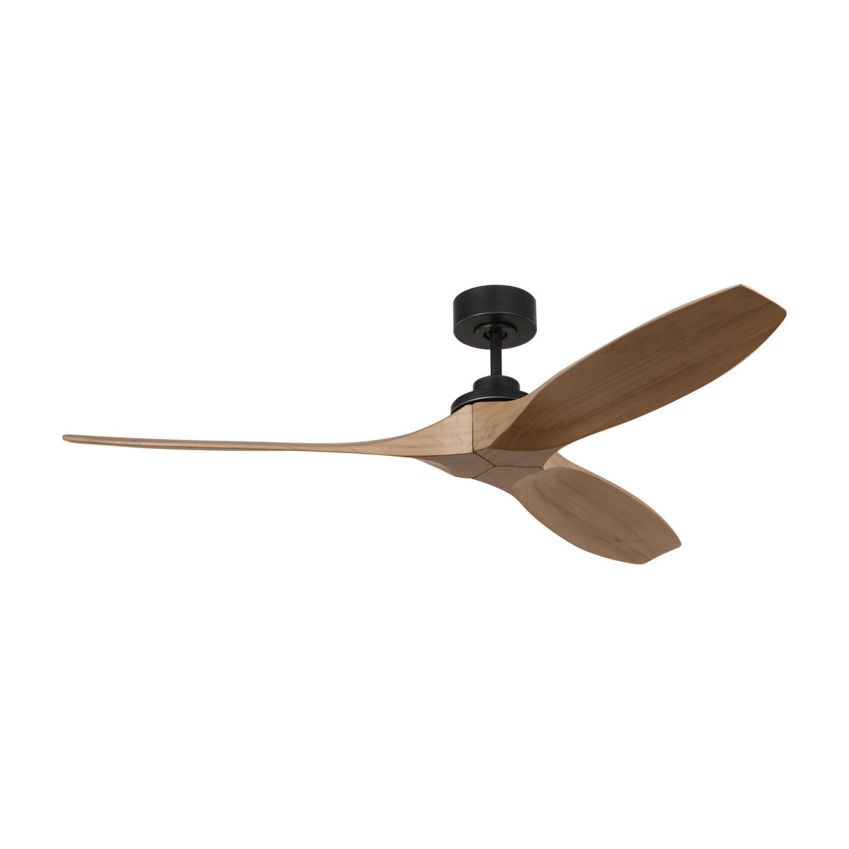 Heron Smart Ceiling Fan 60", Natural Oak and Matte Black