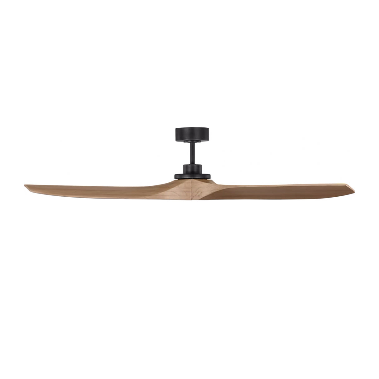 Heron Smart Ceiling Fan 60", Natural Oak and Matte Black