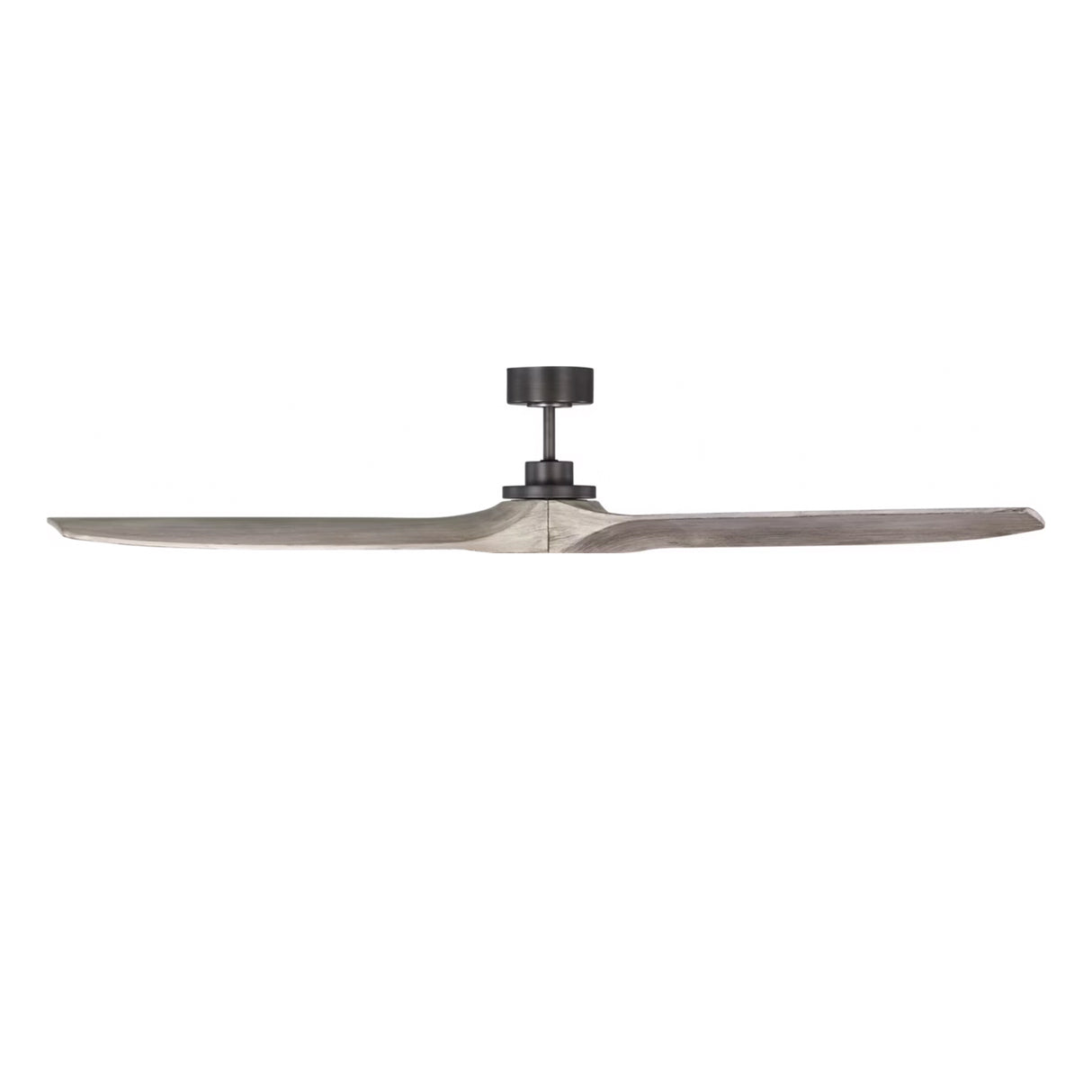 Heron Smart Ceiling Fan 70", Gray Wash Oak and Aged Pewter