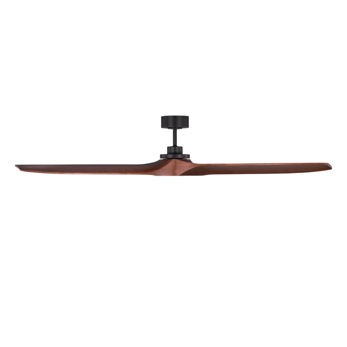 Heron Smart Ceiling Fan 70", Walnut Wood and Matte Black