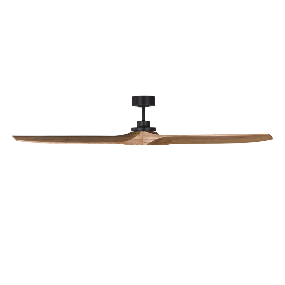 Heron Smart Ceiling Fan 70", Natural Oak and Matte Black