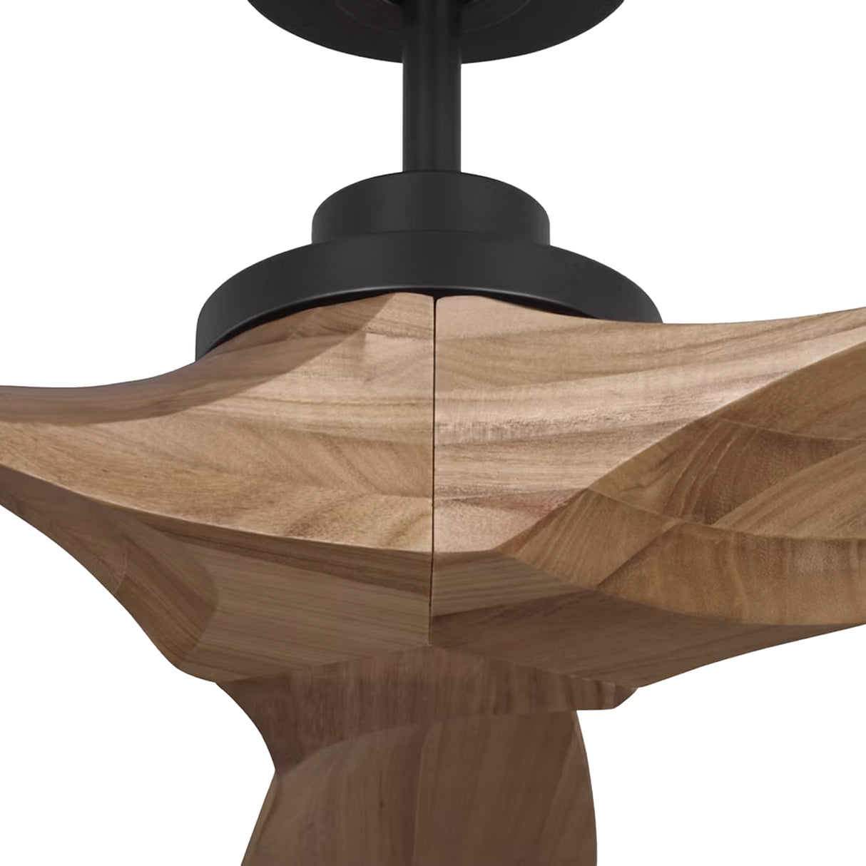 Heron Smart Ceiling Fan 70", Natural Oak and Matte Black