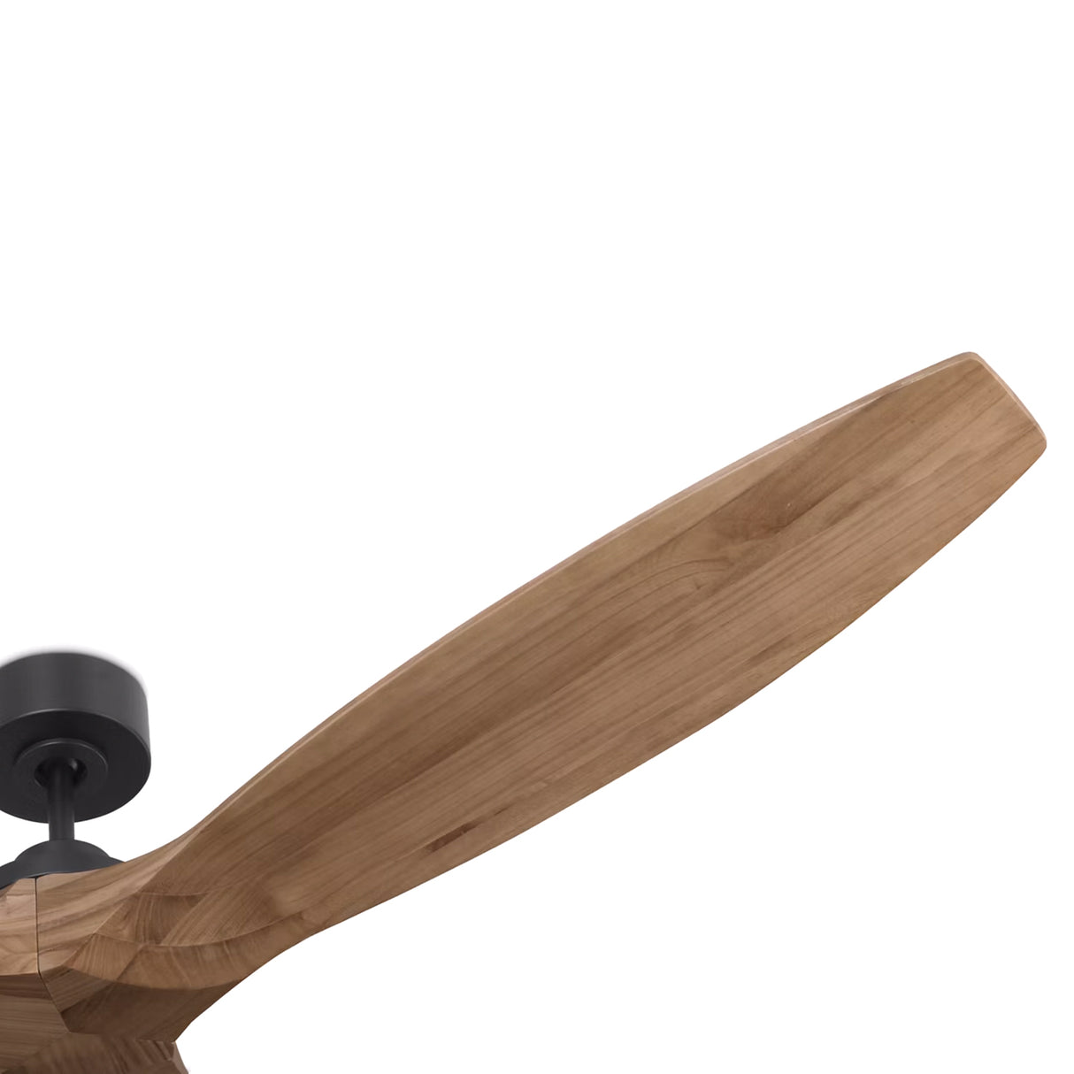 Heron Smart Ceiling Fan 70", Natural Oak and Matte Black