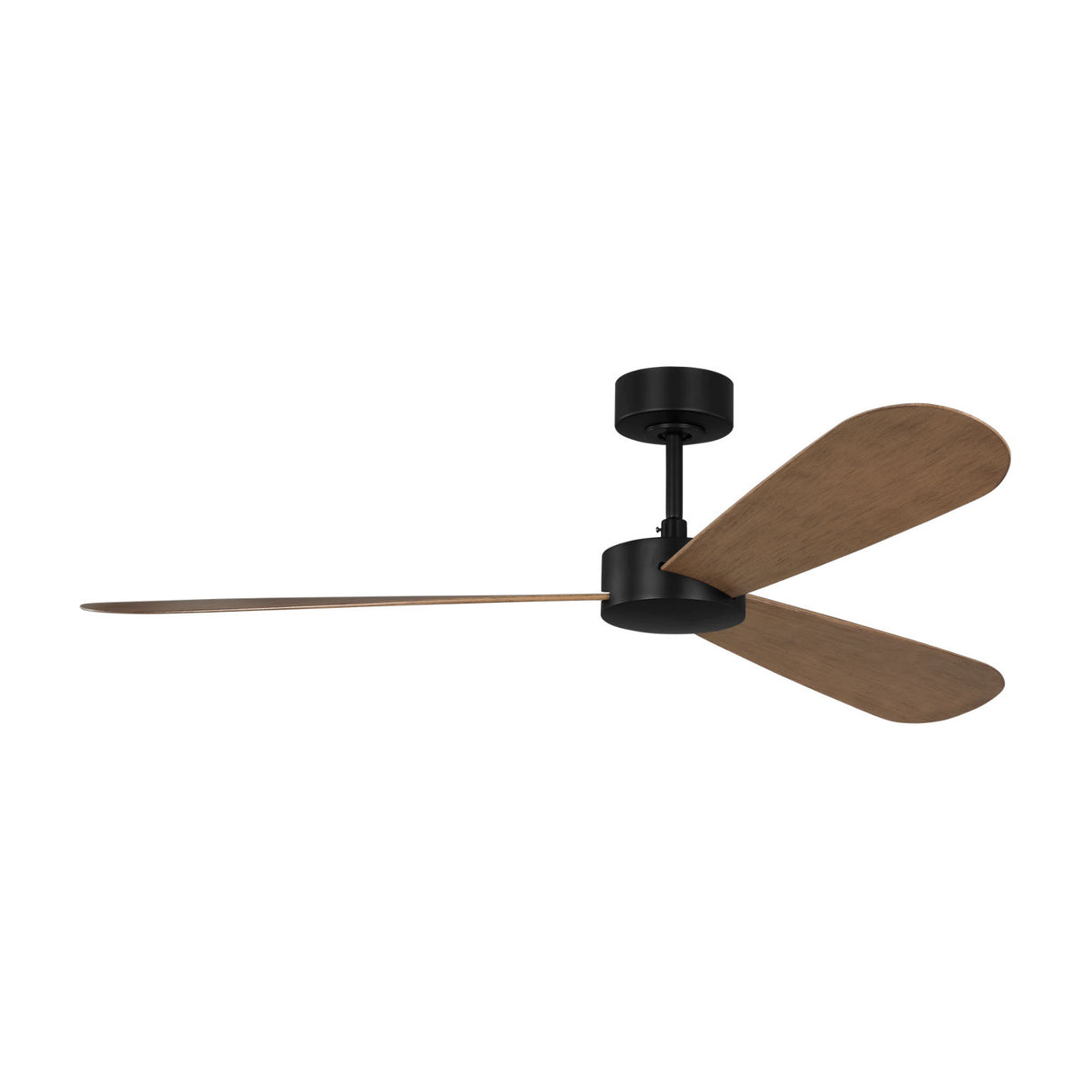 Willet Smart Ceiling Fan 60", Matte Black and Natural Oak